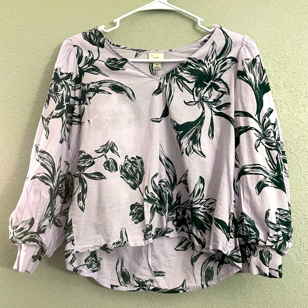 A New Day Purple Blouse